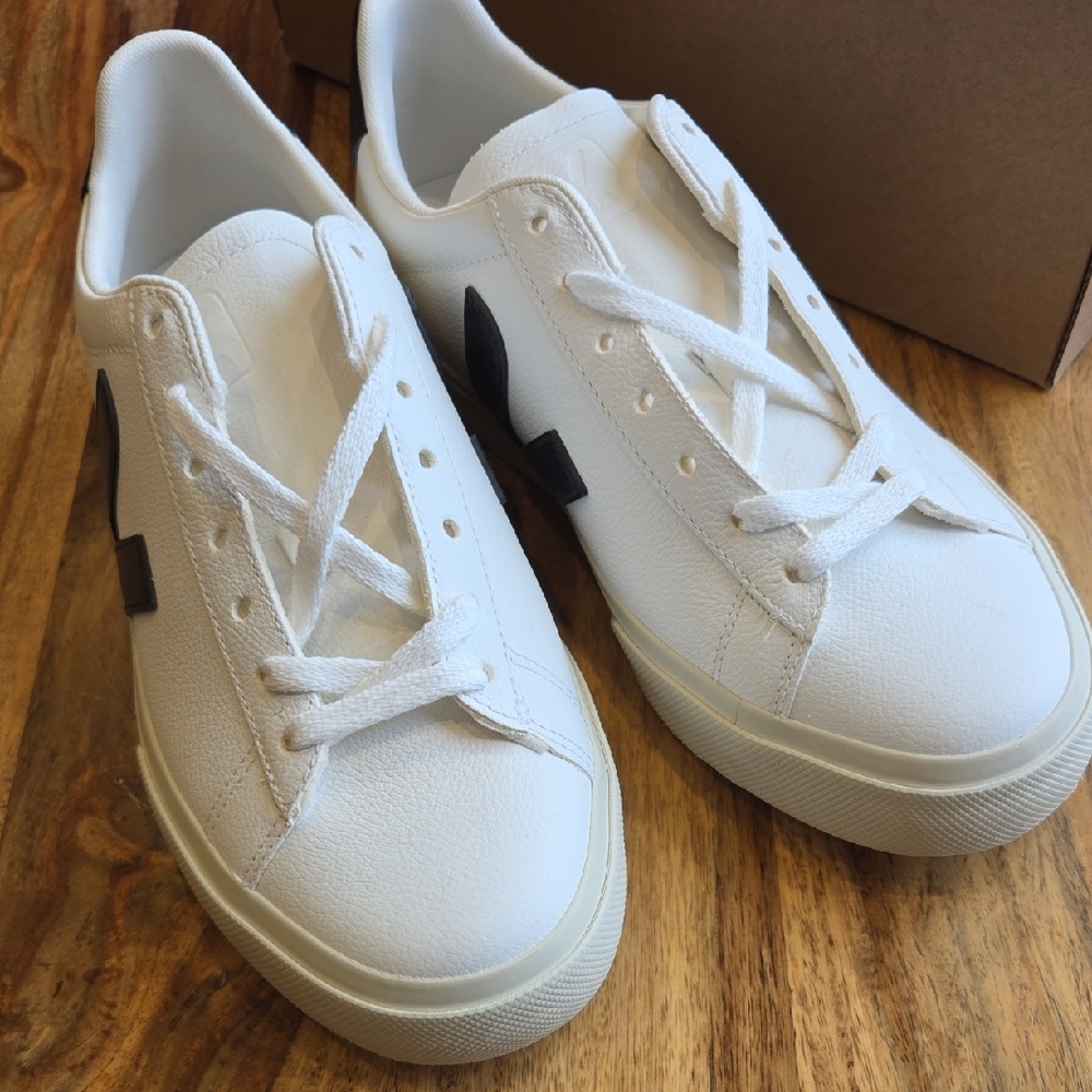 Veja White and Black Women's Sneakers